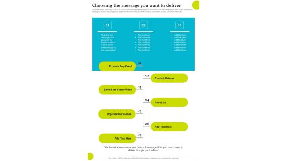 Playbook For Video Advertising On Social Media Platforms Template