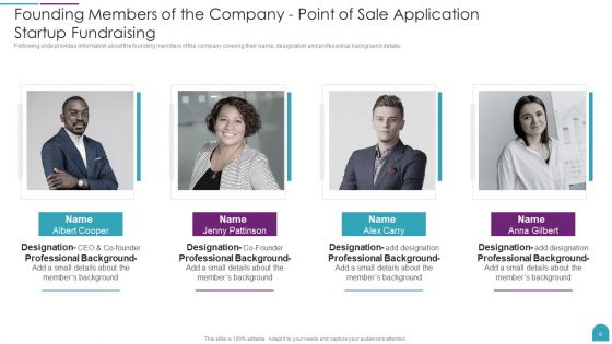 Point Of Sale Application Startup Fundraising Pitch Deck Ppt PowerPoint Presentation Complete Deck With Slides
