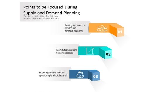Points To Be Focused During Supply And Demand Planning Ppt PowerPoint Presentation Slides Shapes PDF