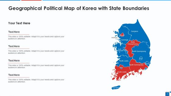 Political Map Of Korea Provinces Demographics Ppt PowerPoint Presentation Complete Deck With Slides