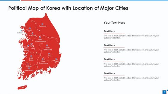 Political Map Of Korea Provinces Demographics Ppt PowerPoint Presentation Complete Deck With Slides