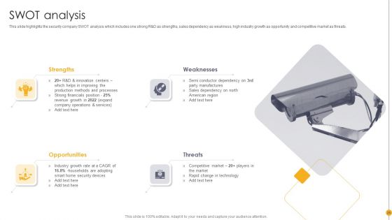 Portable Home Safety Systems Company Profile Ppt PowerPoint Presentation Complete Deck With Slides