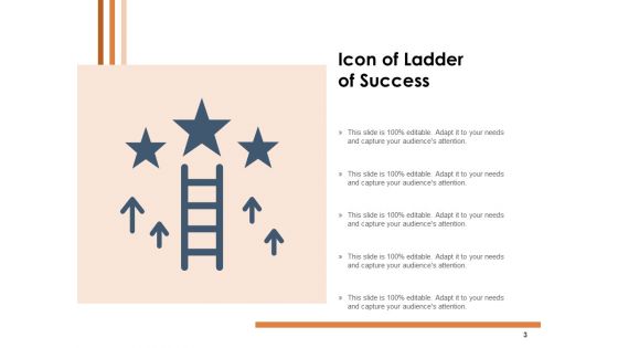 Portable Ladder Symbol Success Growth Ppt PowerPoint Presentation Complete Deck