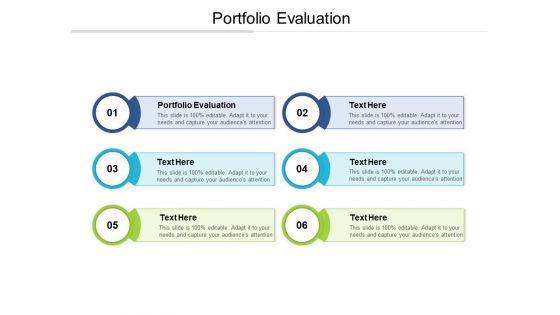 Portfolio Evaluation Ppt PowerPoint Presentation Styles Graphics Cpb