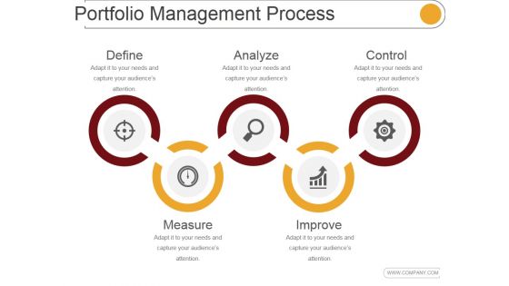 Portfolio Management Process Ppt PowerPoint Presentation Clipart