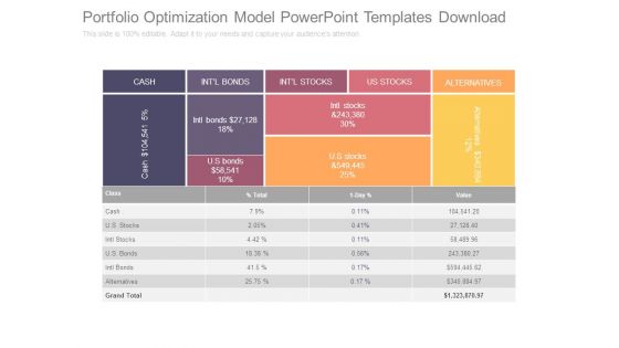 Portfolio Optimization Model Powerpoint Templates Download Portfolio Optimization Model Powerpoint Templates Download
