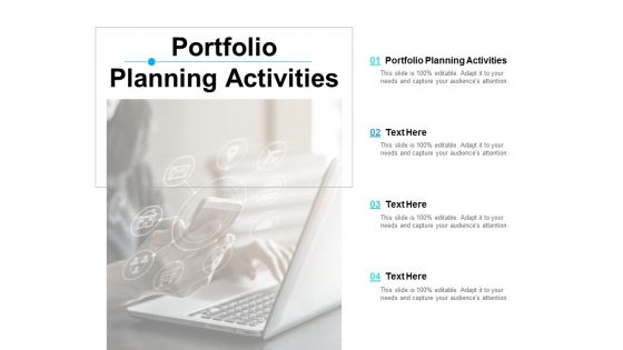Portfolio Planning Activities Ppt PowerPoint Presentation Inspiration Vector Cpb