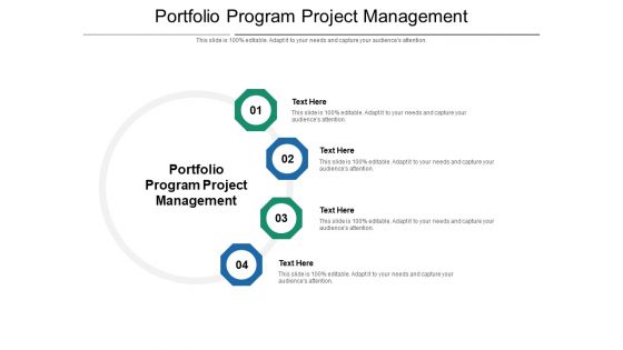 Portfolio Program Project Management Ppt PowerPoint Presentation Styles Graphics Cpb Pdf