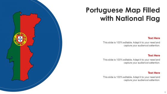 Portuguese Flag Sliver Circle Building Country Ppt PowerPoint Presentation Complete Deck With Slides