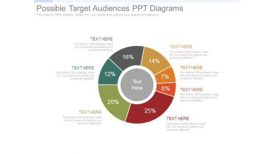 Possible Target Audiences Ppt Diagrams