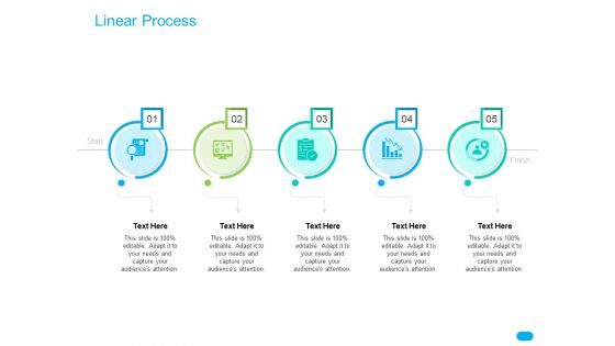 Post COVID Recovery Strategy For Retail Industry Linear Process Brochure PDF