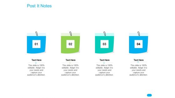 Post COVID Recovery Strategy For Retail Industry Post It Notes Elements PDF