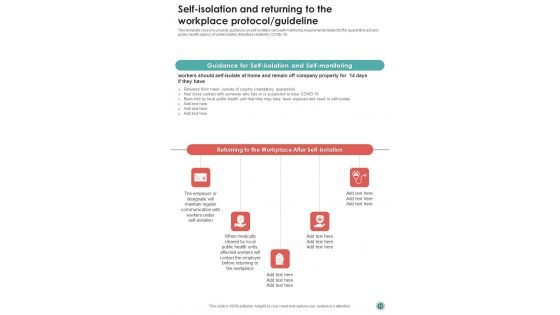 Post Covid Enterprise Recovery Playbook Template