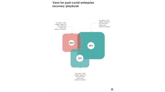 Post Covid Enterprise Recovery Playbook Template