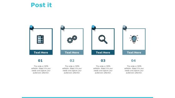 Post It Marketing Ppt PowerPoint Presentation File Objects