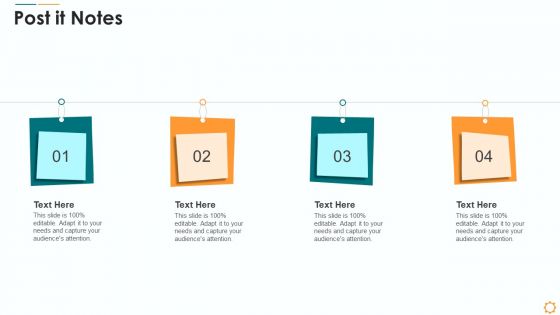 Post It Notes ITIL Lean Agile Service Administration Ppt Model Gridlines PDF