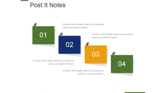 Post It Notes Ppt PowerPoint Presentation Visual Aids Styles