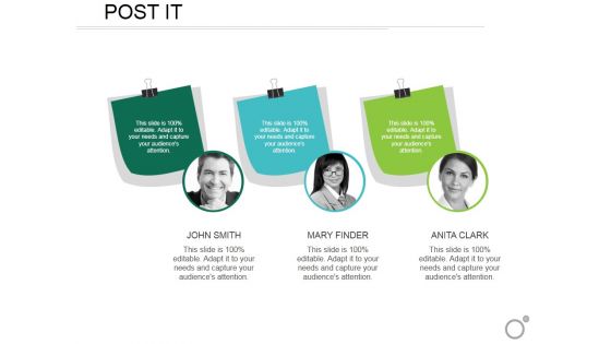 Post It Ppt PowerPoint Presentation Show Samples