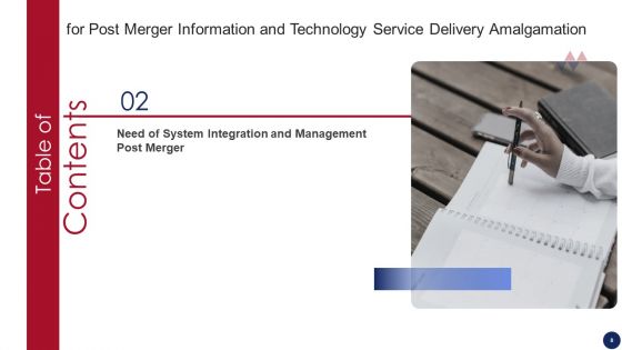 Post Merger Information And Technology Service Delivery Amalgamation Ppt PowerPoint Presentation Complete Deck With Slides