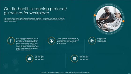 Post Pandemic Business On Site Health Screening Protocol Guidelines For Workplace Elements PDF Post Pandemic Business On Site Health Screening Protocol Guidelines For Workplace Elements PDF
