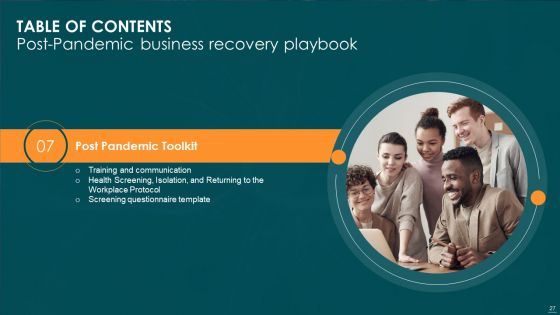 Post Pandemic Business Recovery Playbook Ppt PowerPoint Presentation Complete Deck With Slides