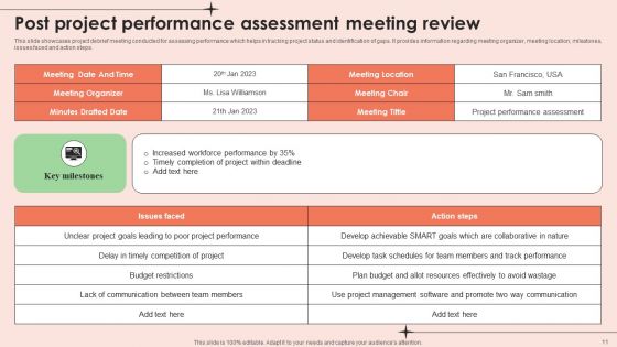 Post Project Review Ppt PowerPoint Presentation Complete Deck With Slides