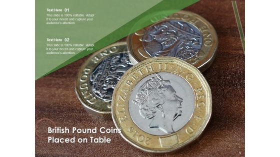 Pound Sterling British Coins Placed British Pound Coins Ppt PowerPoint Presentation Complete Deck