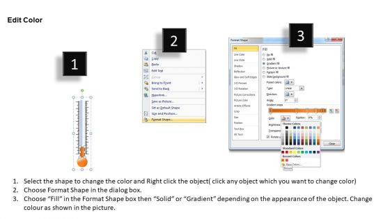 PowerPoint Layouts Sales Choose Your Thermometer Ppt Slide