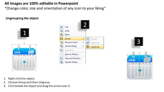 PowerPoint Presentation Designs Calendar Growth 12 Jan Ppt Slides