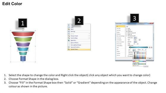 PowerPoint Slides Process Funnel Diagram Ppt Design
