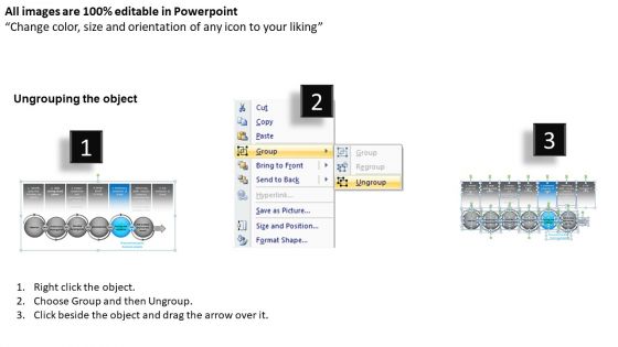 PowerPoint Slides Stage Gates Process Diagram Ppt Templates