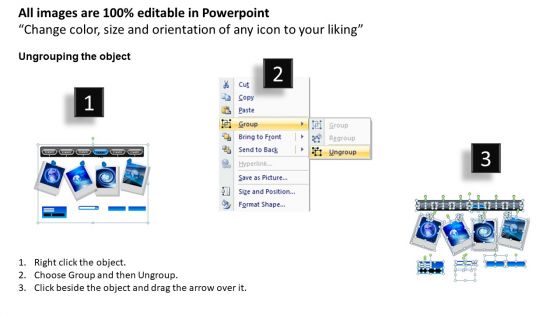 PowerPoint Template Diagram Tabs Ppt Design