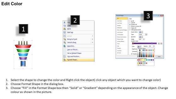 PowerPoint Template Process Funnel Diagram Ppt Presentation