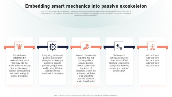 Powered Armor Embedding Smart Mechanics Into Passive Exoskeleton Pictures PDF