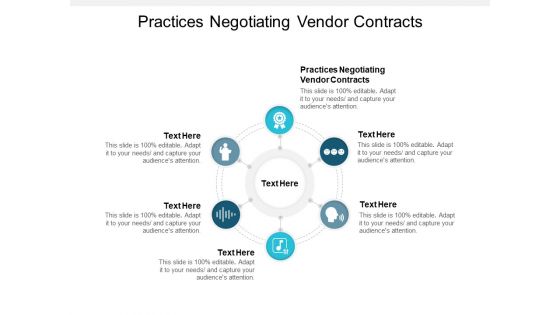 Practices Negotiating Vendor Contracts Ppt PowerPoint Presentation Infographic Template Graphics Example Cpb Pdf