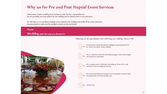 Pre And Postnuptial Proposal Template Ppt PowerPoint Presentation Complete Deck With Slides