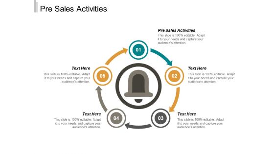 Pre Sales Activities Ppt PowerPoint Presentation Infographics Templates Cpb