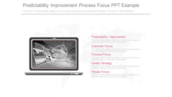 Predictability Improvement Process Focus Ppt Example