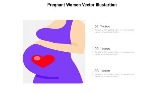 Pregnant Women Vector Illustartion Ppt PowerPoint Presentation Model Background PDF