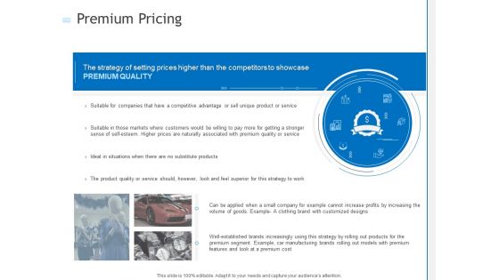 Premium Pricing Ppt PowerPoint Presentation Infographic Template Aids PDF