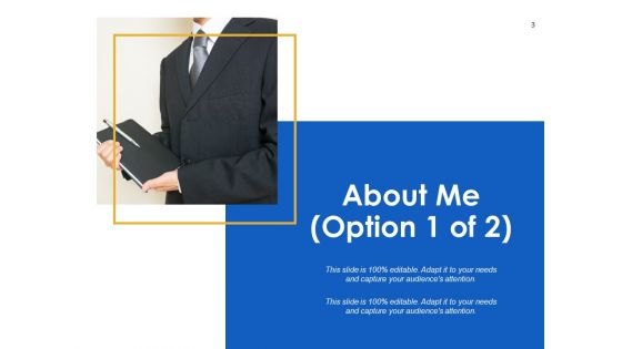 Presentation About Yourself Ppt PowerPoint Presentation Complete Deck With Slides