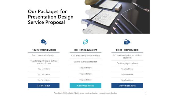 Presentation Design Service Proposal Ppt PowerPoint Presentation Complete Deck With Slides