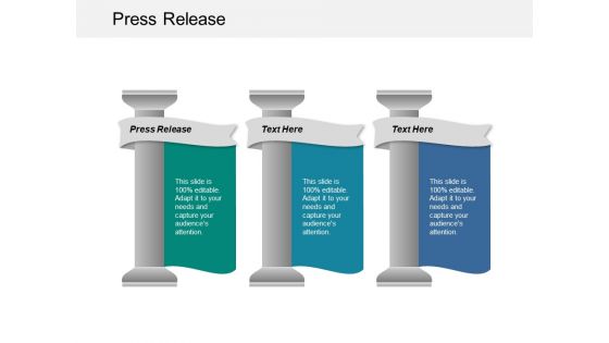 Press Release Ppt PowerPoint Presentation Slides Gridlines Cpb