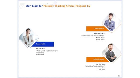 Pressure Cleaning Proposal And Service Agreement Ppt PowerPoint Presentation Complete Deck With Slides