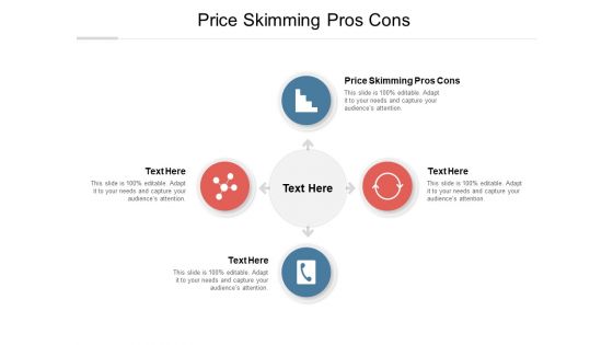 Price Skimming Pros Cons Ppt PowerPoint Presentation Model Infographics Cpb