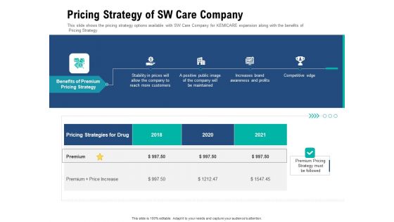 Pricing Strategy Of Sw Care Company Summary PDF Pricing Strategy Of Sw Care Company Summary PDF