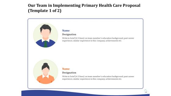 Primary Healthcare Implementation Service Proposal Ppt PowerPoint Presentation Complete Deck With Slides