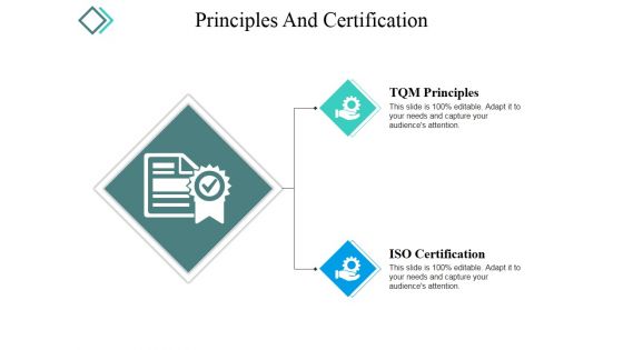 Principles And Certification Ppt PowerPoint Presentation Infographic Template Deck
