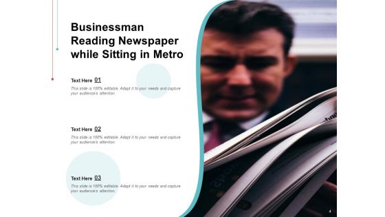 Print Media Businessman Reading Market Ppt PowerPoint Presentation Complete Deck