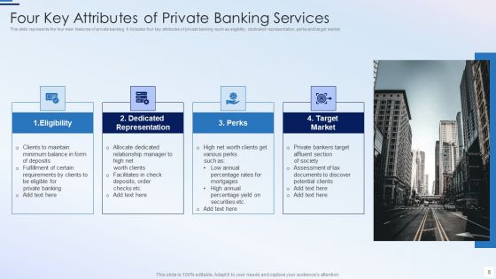 Private Banking Services Ppt PowerPoint Presentation Complete Deck With Slides